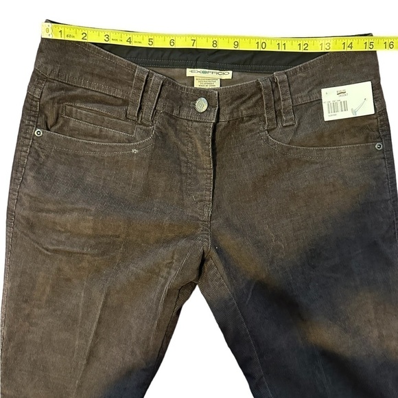 *CLEARANCE* Exofficio brown midrise corduroy bootcut jeans size 6 new - Picture 11 of 11